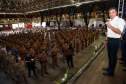 O Governador Beto Richa, participou da solenidade de formatura novos policiais militares e bombeiros, em Ponta Grossa,  campos gerais, Foto Orlando kissner,ANPR, 11/01/2017- Ponta Grossa.