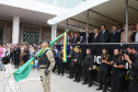 O governador Beto Richa participou nesta quinta-feira, no Palácio Iguaçu, da formatura de 1.098 policiais e bombeiros militares que atua rão em Curitiba, Região Metropolitana e no Litoral. Foto Orland Kissner. ANPR 12/01/2017.
