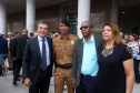 O governador Beto Richa participou nesta quinta-feira, no Palácio Iguaçu, da formatura de 1.098 policiais e bombeiros militares que atua rão em Curitiba, Região Metropolitana e no Litoral. Foto Orland Kissner. ANPR 12/01/2017.