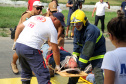Paranaguá, 16 de Fevereiro de 2017. Simulação de Acidente de Multiplas Vitimas.