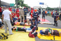 Paranaguá, 16 de Fevereiro de 2017. Simulação de Acidente de Multiplas Vitimas.
