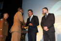 Governador Beto Richa participa das comemorações de 60 anos do Batalhão de Polícia Militar Ambiental (BPMA), em solenidade no Museu Oscar Niemeyer.Curitiba, 12/04/2017.Foto: Orlando Kissner/ANPr