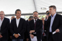 Governdor Beto Richa inaugura a Delegacia Cidadã de Matinhos, no Litoral do Paraná. O espaço, que recebeu investimento de R$ 4,5 milhões, incorpora uma mudança no conceito de atendimento da Polícia Civil à população. A Delegacia Cidadã separa as vítimas dos agressores ou suspeitos e conta com ambientes isolados para atender adolescentes, mulheres e idosos.Matinhos, 27/22/2017.Foto: Arnaldo Alves/ANPr