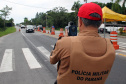 Operação Corpus Christi, policial rodoviária estadual reforça fiscaização nas rodovias do estado.Curitiba, 14/06/2017Foto: Cabo Osmar Lopes