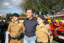 Governador Beto Richa entrega viaturas para as polícias Civil e Militar e equipamentos e viaturas para o Corpo de Bombeiros do Sudoeste.Francisco Beltrão, 07/07/2017.Foto: Jaelson Lucas/ANPr