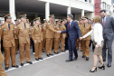 Governador Beto Richa participa da solenidade de passagem de comando do Corpo de Bombeiros da Polícia Militar do Paraná