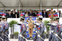 Governador Beto Richa participa da solenidade de passagem de comando do Corpo de Bombeiros da Polícia Militar do Paraná