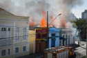 Curitiba , 04 de Setembro de 2017. Incendio de Edificação na Avenida Marechal Floriano Peixoto.