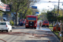 Curitiba , 04 de Setembro de 2017. Incendio de Edificação na Avenida Marechal Floriano Peixoto.