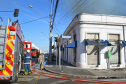 Curitiba , 04 de Setembro de 2017. Incendio de Edificação na Avenida Marechal Floriano Peixoto.