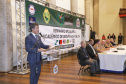 O governador Beto Richa participa da abertura do Seminário Brasileiro e Academico de Segurança Pública.Curitiba, 25-09-17.Foto: arnaldo Alves / ANPr.
