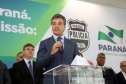 O governador Beto Richa participou nesta terça-feira (26), no Palácio Iguaçu, em Curitiba, da solenidade que comemora os 164 anos da Polícia Civil do Paraná e destacou os investimentos do Governo do Estado na corporação. Curitiba,26/09/2017 Foto:Jaelson Lucas / ANPr
