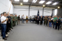O governador Beto Richa inaugurou nesta quarta feira (22) o hangar que abriga a aeronave da Polícia Civil, no aeroporto Bacacheri. Curitiba,22/11/2017 Foto:Jaelson Lucas / ANPr