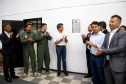 O governador Beto Richa inaugurou nesta quarta feira (22) o hangar que abriga a aeronave da Polícia Civil, no aeroporto Bacacheri. Curitiba,22/11/2017 Foto:Jaelson Lucas / ANPr