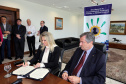 A governadora em exercício Cida Borghetti assina nesta segunda-feira (11) termo de cooperação entre o Governo do Paraná, o Ministério da Justiça e Segurança Pública e o Tribunal de Justiça do Paraná para implantação do projeto Mulheres Livres