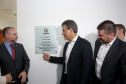 O governador Beto Richa inaugurou nesta segunda-feira (8) a Delegacia Cidadã de Fazenda Rio Grande, na Região Metropolita de Curitiba. A unidade adota um novo conceito no atendimento da Polícia Civil à população e reforçará os serviços de segurança pública no município, que tem uma população de cerca de 82 mil de habitantes. Fazenda Rio Grande,08/01/2018 Foto:Jaelson Lucas / ANPr