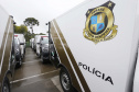 Governador Beto Richa entrega 40 novas viaturas para a Polícia Militar e outras dez para a Polícia Científica, além de um helicóptero para operações aéreas