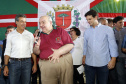 Governador Beto Richa e o prefeito Rafael Greca participam da celebração dos 325 anos de Curitiba no Mutirão da Cidadania no bairro Boa Vista. Participaram: secretário de Assuntos Estratégicos, Edgar Bueno, vice-prefeito de Curitiba, Eduardo Pimentel, deputados e vereadores.Curitiba, 02/03/2018.Foto: Arnaldo Alves/ANPr