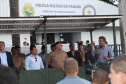 O Colégio da Polícia Militar em Londrina, que abriga 362 alunos, foi inaugurado oficialmente pelo governador Beto Richa nesta quarta-feira (04), em solenidade com a presença de comandantes da corporação, alunos, pais e a comunidade