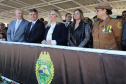 A governadora Cida Borghetti durante a  Solenidade Alusiva ao Patrono das Polícias Militares e Civis do Brasil neste sábado(21) na Academia Guatupê - Curitiba/Pr, 21.04.2018 - Foto Jonas Oliveira/Governadoria