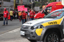 Curitiba, 01 de maio de 2018. Manifestações do Dia do Trabalho