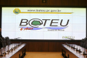 A governadora Cida Borghetti, assina autorização para licitação de compra de 30 motos para a Polícia Rodoviária Estadual e o lançamento do Programa Bateu. Na oportunidade entregou 8 motos para a Polícia Rodoviária do Paraná. Presentes: secretário de Segurança, del. Julio Reis, de Infraestrutura e Logística, Abelardo Lupion e a comandante-Geral da PMPr, cel Audilene, entre outros.Curitiba, 05-06-18.Foto: Arnaldo Alves / ANPr.