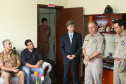 Coronel Marcos Scheremeta, Deputado Federal Sandro Alex, Secretario Reinaldo de Almeida Cesar e Major Luis Fernando Grunnt
