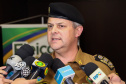 A Polícia Militar registrou 76 ocorrências de crimes eleitorais em todo o Paraná, encaminhou 20 pessoas e lavrou 14 Termos Circunstanciados durante o segundo turno das eleições de 2018. A operação começou sábado (27) e o número de registro foi feito até as 21 horas de domingo. Na foto, o chefe do Estado-Maior da PM, coronel Antônio Zanatta Neto.   _ Curitibaq, 28/10/2018 - Foto: Solado Amanda Morais