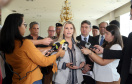 Governadora Cida Borghetti durante reunião com motoristas de aplicativos e a Secretaria da Segurança Pública  -   Curitiba, 26 11 2018  -  Foto: Orlando Kissner/ANPr