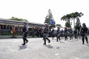 Governador Carlos Massa Ratinho Júnior participa da cerimônia de troca de comando da Polícia Militar do Paraná. O novo camandante-geral é o coronel Péricles de Matos. Ele substitui no cargo a coronel Audilene Dias Rocha.  -  Curitiba, 08/01/2019  -  Foto: José Fernando Ogura/ANPr