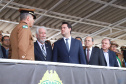 Governador Carlos Massa Ratinho Júnior participa da cerimônia de troca de comando da Polícia Militar do Paraná. O novo camandante-geral é o coronel Péricles de Matos. Ele substitui no cargo a coronel Audilene Dias Rocha.  -  Curitiba, 08/01/2019  -  Foto: Rodrigo Félix Leal