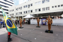 O governador Carlos Massa Ratinho Junior participa da solenidade de troca de comando do Corpo de Bombeiros do Paraná. O coronel Samuel Prestes assume o comando, em substituição ao coronel Antônio Carlos de Morais, que ocupava interinamente o cargo.  -  Curitiba, 21/01/2019  -  Foto: Arnaldo Alves/ANPr