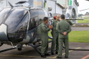 Governo do Paraná envia helicóptero do Batalhão de Operações Aéreas (BPMOA)  para auxiliar nas buscas de pessoas desaparecidas em Brumadinho  -  Curitiba, 03/02/2019  -  Foto: Jaelson Lucas/ANPr