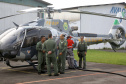 Governo do Paraná envia helicóptero do Batalhão de Operações Aéreas (BPMOA)  para auxiliar nas buscas de pessoas desaparecidas em Brumadinho  -  Curitiba, 03/02/2019  -  Foto: Jaelson Lucas/ANPr