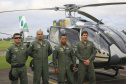 Governo do Paraná envia helicóptero do Batalhão de Operações Aéreas (BPMOA)  para auxiliar nas buscas de pessoas desaparecidas em Brumadinho  -  Curitiba, 03/02/2019  -  Foto: Jaelson Lucas/ANPr