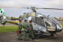 Governo do Paraná envia helicóptero do Batalhão de Operações Aéreas (BPMOA)  para auxiliar nas buscas de pessoas desaparecidas em Brumadinho  -  Curitiba, 03/02/2019  -  Foto: Jaelson Lucas/ANPr