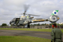 Governo do Paraná envia helicóptero do Batalhão de Operações Aéreas (BPMOA)  para auxiliar nas buscas de pessoas desaparecidas em Brumadinho  -  Curitiba, 03/02/2019  -  Foto: Jaelson Lucas/ANPr