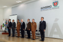 Solenidade PmGovernador em exercicio Darci PianaFoto Gilson Abreu