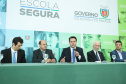 O governador Carlos Massa Ratinho Junior lançou nesta sexta-feira (15) o programa Escola Segura, que prevê uma série de medidas preventivas e protetivas de segurança que serão executadas na rede estadual de ensino. Curitiba,15/03/2019 Foto: Rodrigo Félix Leal/ANPr