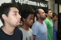 Edson Alexandre Kuhn Fernandes; José Cristiano Marques; Gelson Luiz Neutzling Júnior; Thiago Kaitho Kuszelewski e Eduardo Chemin Lima
