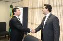 Governador Carlos Massa Ratinho Junior durante encontro com o ministro da Justiça e Segurança Pública, Sérgio Moro  -  Brasília, 26/03/2019  -  Foto: Rodrigo Félix Leal/ANPr