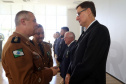 Batalhão da Policia Ambiental comemora 62 anos, vice governador Darci Piana recebe medalha do mérito ambiental.
Foto Gilson Abreu/ANPr