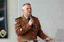 Batalhão da Policia Ambiental comemora 62 anos, vice governador Darci Piana recebe medalha do mérito ambiental.
Foto Gilson Abreu/ANPr
