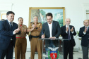 Governador anuncia pagamento das promoções dos praças-militares. -  Curitiba, 15/04/2019  -  Foto: Rodrigo Félix Leal/ANPr