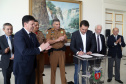 Governador anuncia pagamento das promoções dos praças-militares. -  Curitiba, 15/04/2019  -  Foto de Gilson Abreu ANPr