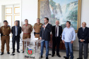 Governador anuncia pagamento das promoções dos praças-militares. -  Curitiba, 15/04/2019  -  Foto de Gilson Abreu ANPr