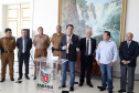 Governador anuncia pagamento das promoções dos praças-militares. -  Curitiba, 15/04/2019  -  Foto de Gilson Abreu ANPr