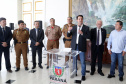 Governador anuncia pagamento das promoções dos praças-militares. -  Curitiba, 15/04/2019  -  Foto de Gilson Abreu ANPr