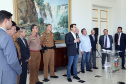 Governador anuncia pagamento das promoções dos praças-militares. -  Curitiba, 15/04/2019  -  Foto de Gilson Abreu ANPr