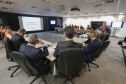 Reunião da Defesa Civil, Simepar e Jica, para discutir resultados do projeto de monitoramento metereológico por radar.Curitiba, 22-04-19.Foto: Arnaldo Alves / ANPr.